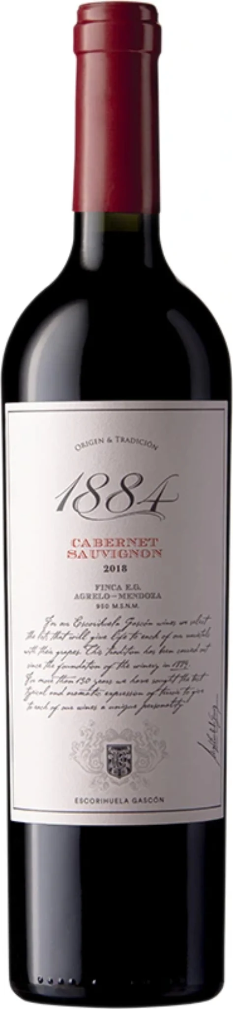 1884 RESERVADO CABERNET SAUVIGNON 750ML @ MacTaggart [1001505]