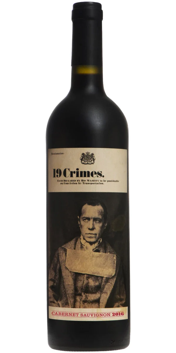 19 CRIMES CABERNET SAUVIGNON 750ML @ MacTaggart [1002634]