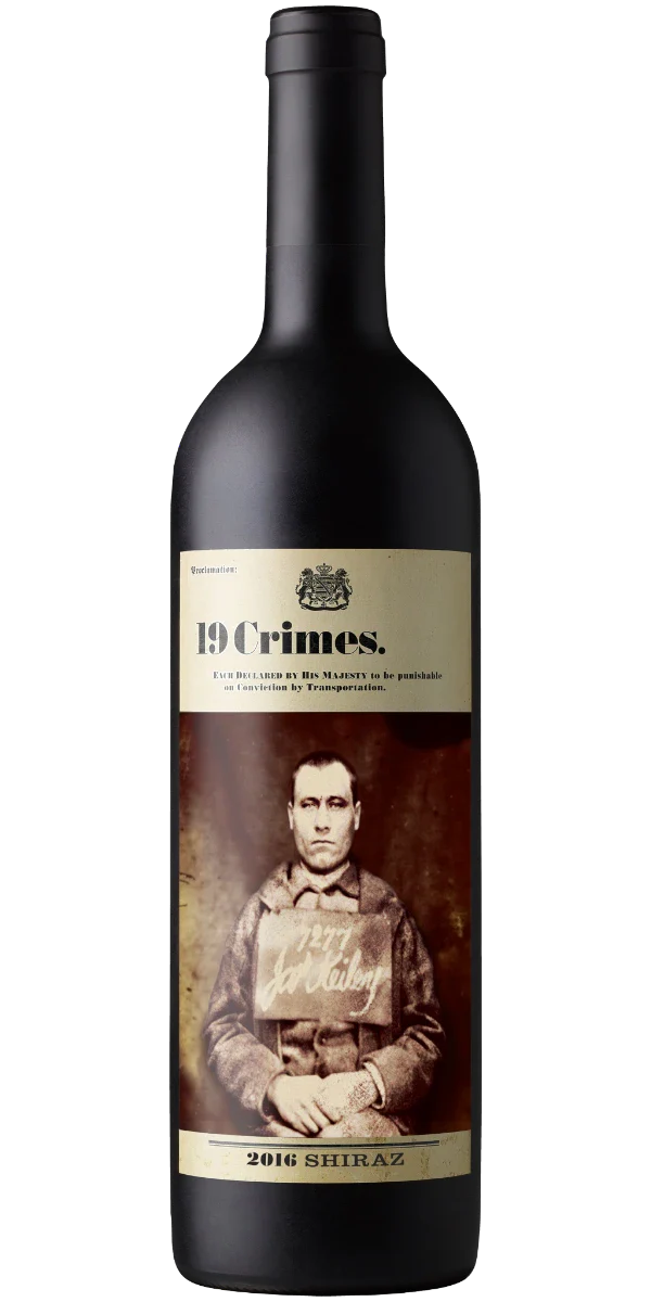 19 CRIMES SHIRAZ 750ML @ MacTaggart [1018536]