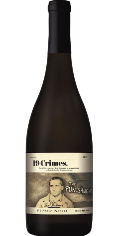 19 CRIMES THE PUNISHMENT PINOT NOIR 750ML @ MacTaggart [1018537]