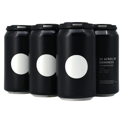 33 ACRES DARKNESS SCHWARZBIER 355ML 6PK CAN @ MacTaggart [1030453]