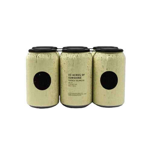 33 ACRES SUNSHINE FRENCH BLANCHE 355ML 6PK CAN @ Deerfoot Meadows [1033193]