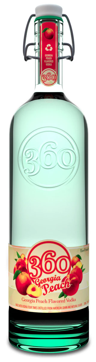360 GEORGIA PEACH VODKA 750ML @ Deerfoot Meadows [1001746]