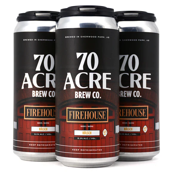 70 ACRE FIREHOUSE KOLSCH 473ML 4PK CAN @ MacTaggart [1041183]