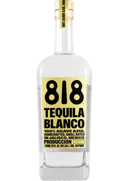 818 BLANCO TEQUILA 750ML @ MacTaggart [1040628]