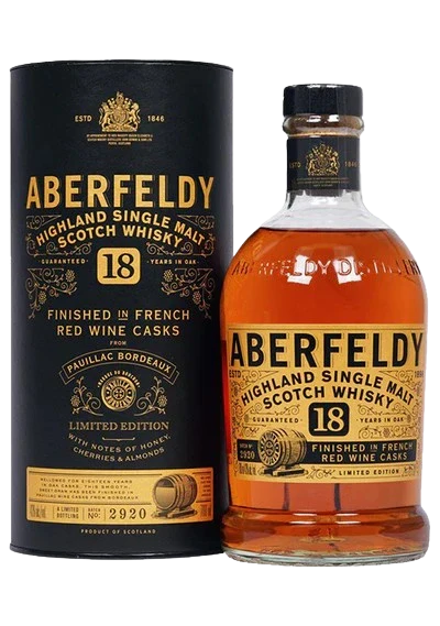 ABERFELDY 18YR PAUILLAC EDITION SINGLE MALT SCOTCH 750ML @ MacTaggart [1038086]