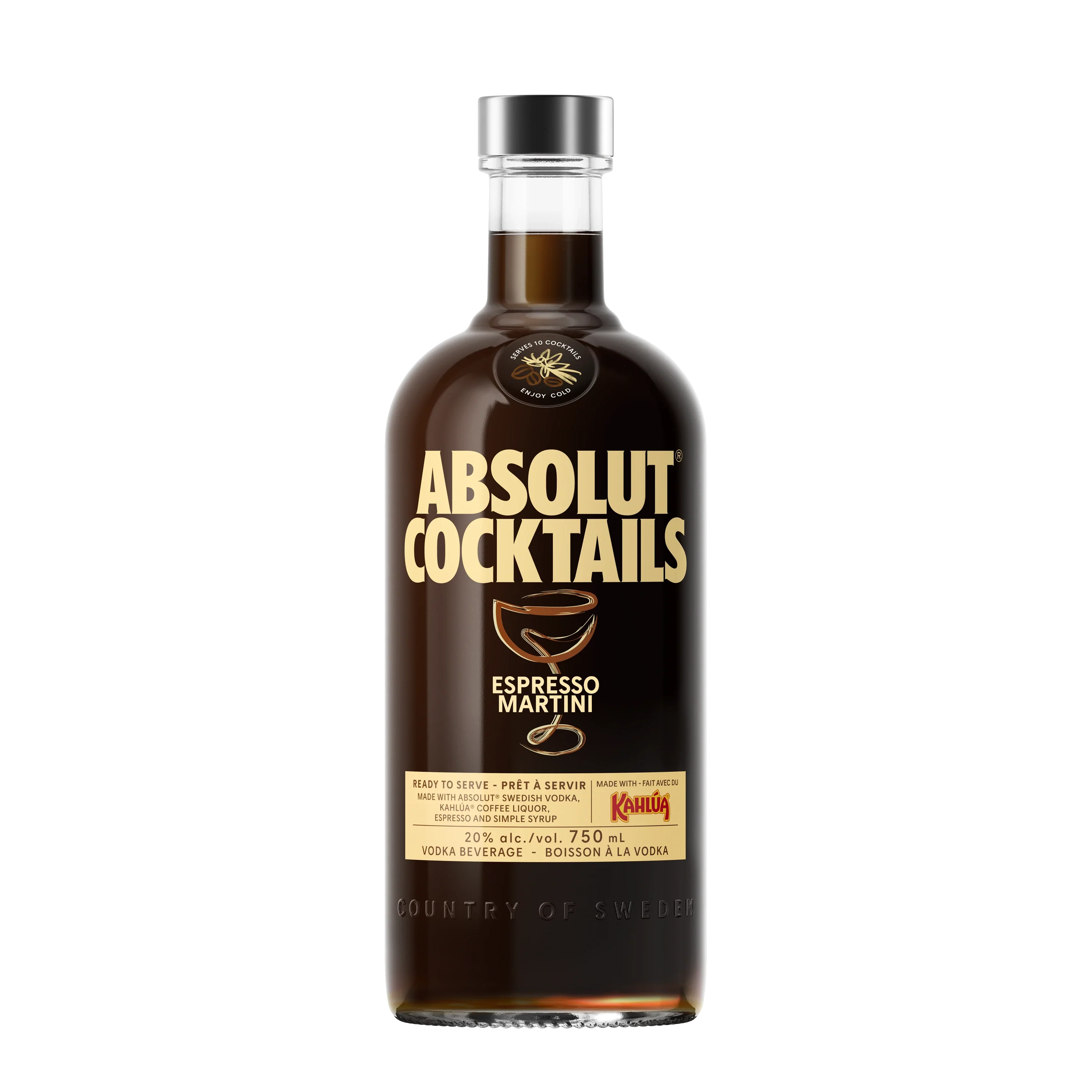 ABSOLUT COCKTAILS ESPRESSO MARTINI 750ML @ MacTaggart [1057093]
