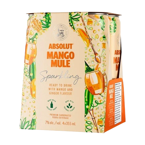 ABSOLUT MANGO MULE 355ML 4PK CAN @ Saskatoon [1034960]