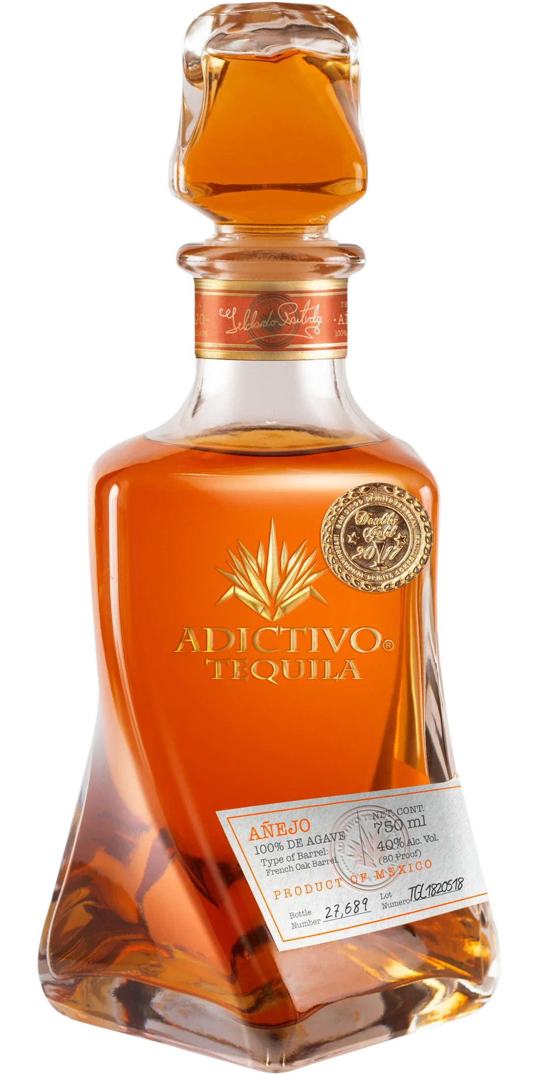 ADICTIVO ANEJO TEQUILA 750ML @ MacTaggart [1025321]