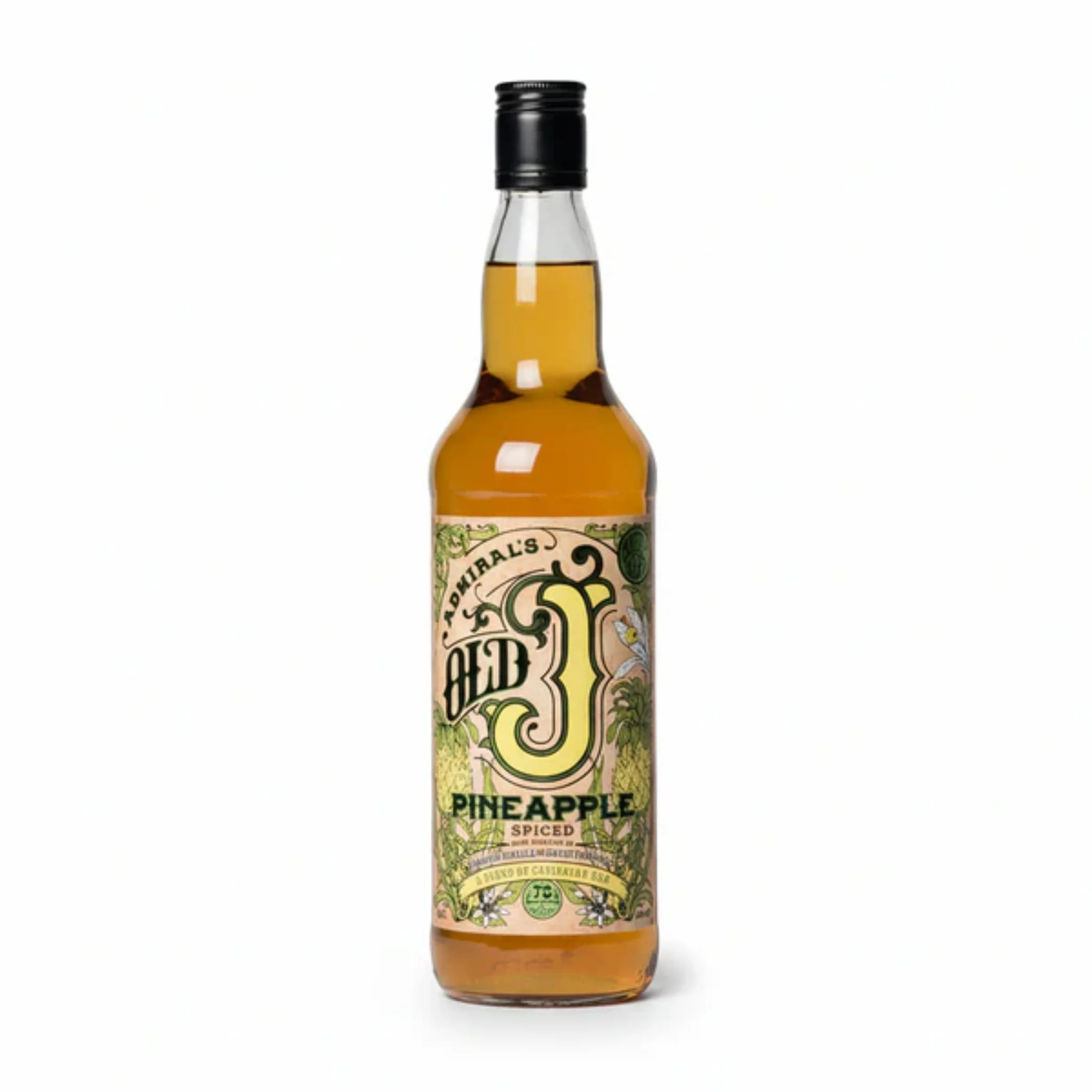 ADMIRALS OLD J PINEAPPLE SPICED RUM 750ML @ Regina [1042719]