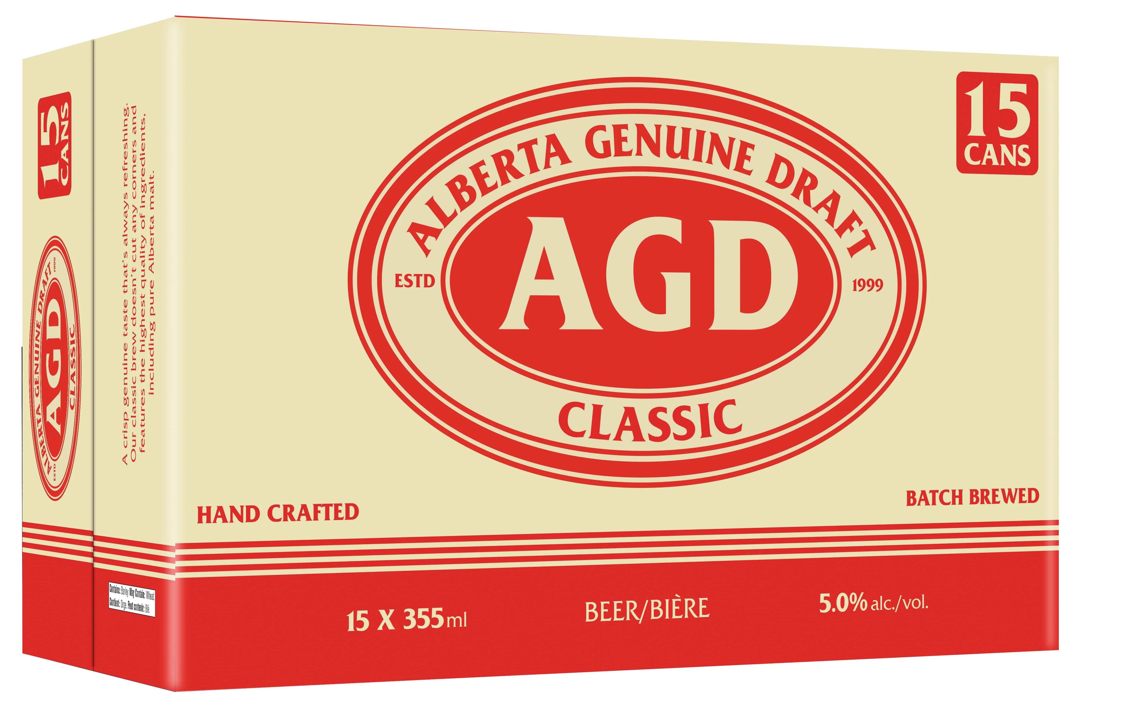 ALBERTA GENUINE DRAFT 355ML 15PK CAN @ Saskatoon [1001049]