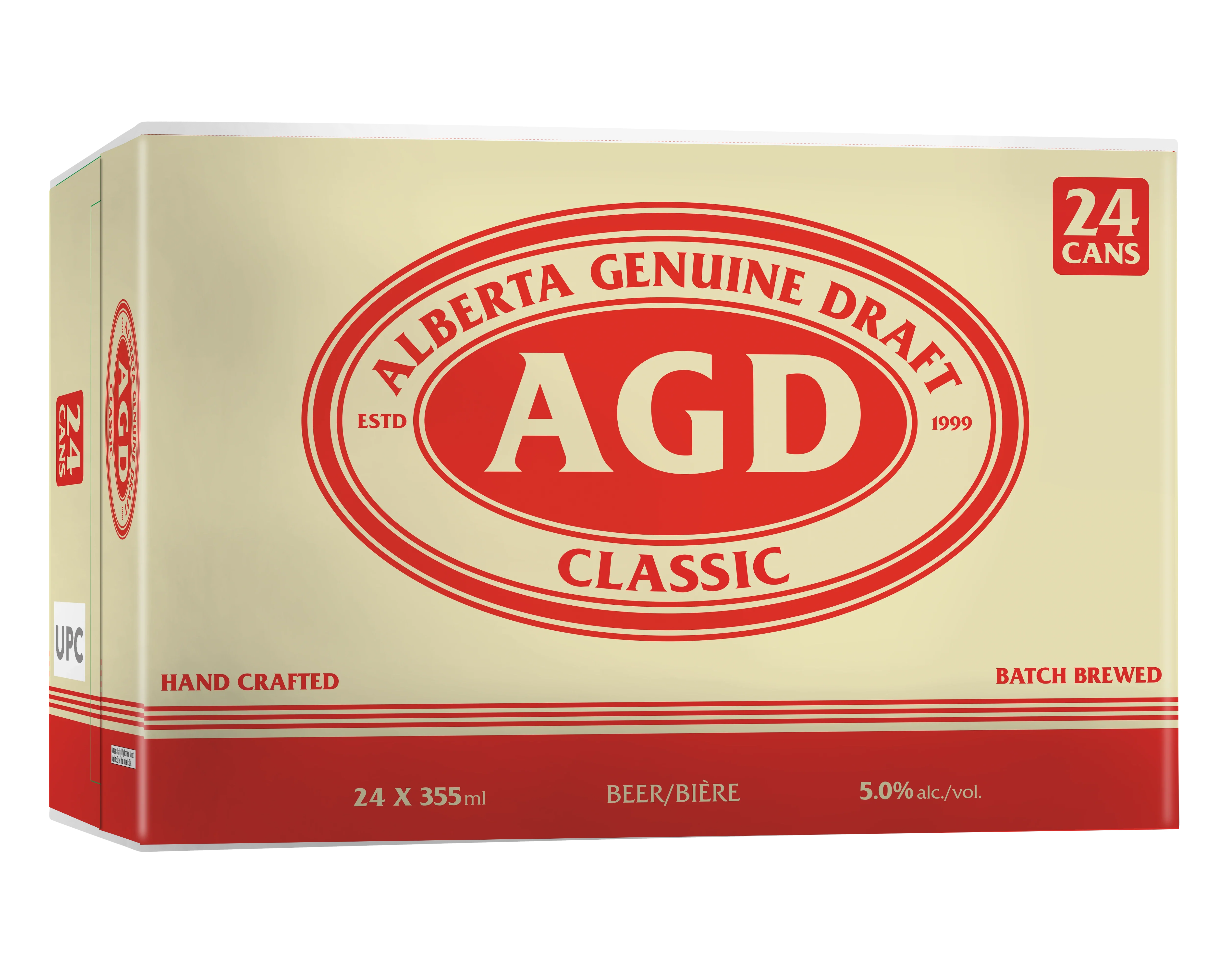 ALBERTA GENUINE DRAFT 355ML 24PK CAN @ Saskatoon [1001132]