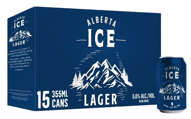 ALBERTA ICE LAGER 355ML 15PK CAN @ MacTaggart [1032327]