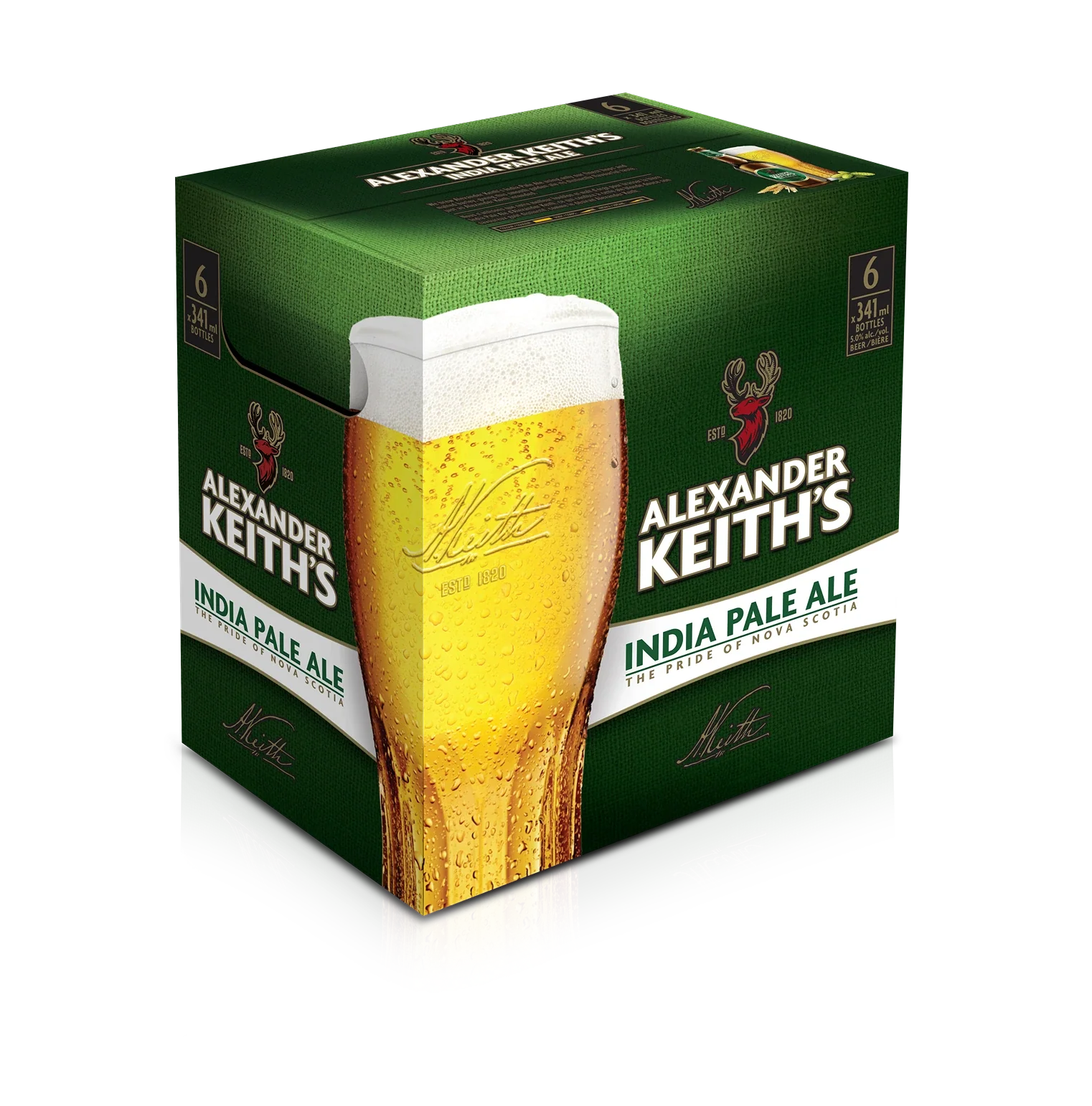 ALEXANDER KEITHS IPA 341ML 6PK BT @ MacTaggart [1004059]