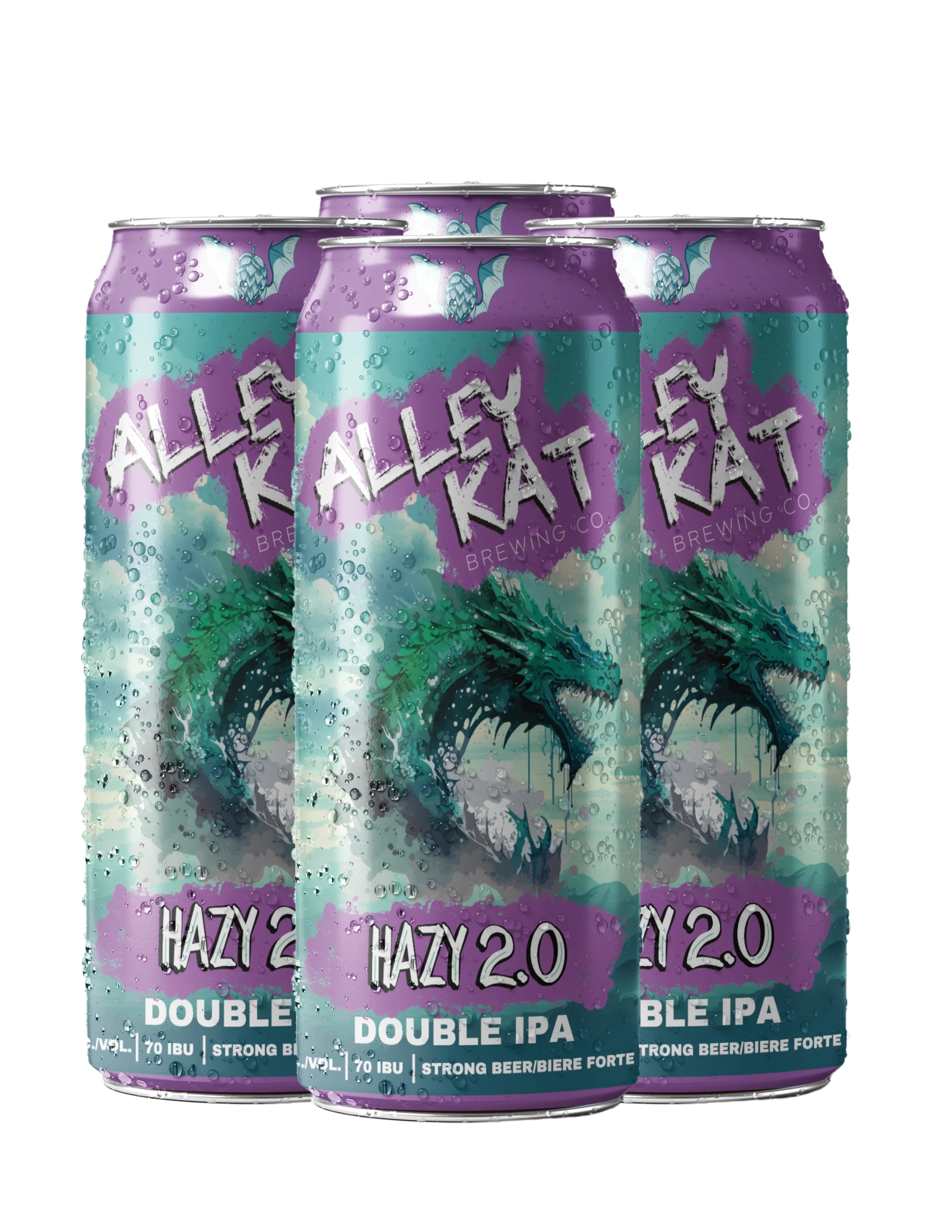 ALLEY KAT DRAGON DIPA SEASONAL 473ML 4PK CAN @ MacTaggart [1018385]