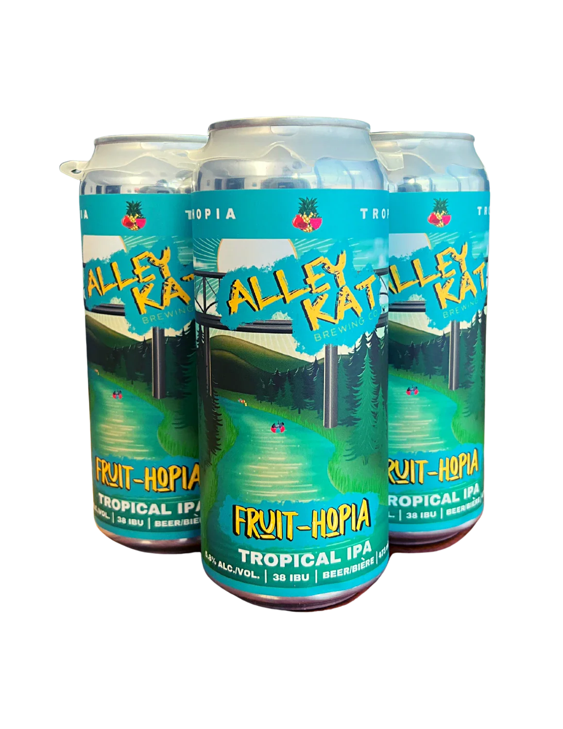 ALLEY KAT FRUIT-HOPIA TROPICAL IPA 473ML 4PK CAN @ MacTaggart [1046340]