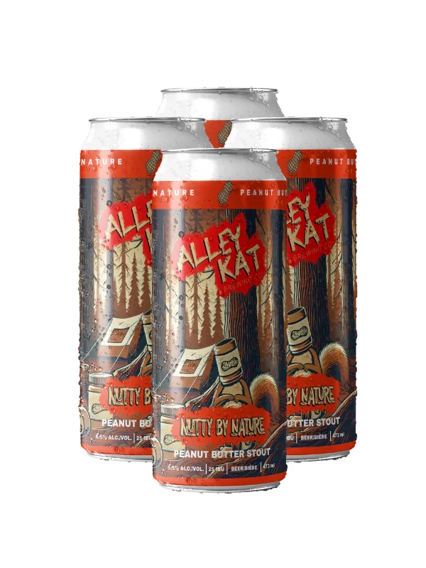 ALLEY KAT NUTTY BY NATURE PEANUT BUTTER STOUT 473ML 4PK CAN @ Saskatoon [1055486]