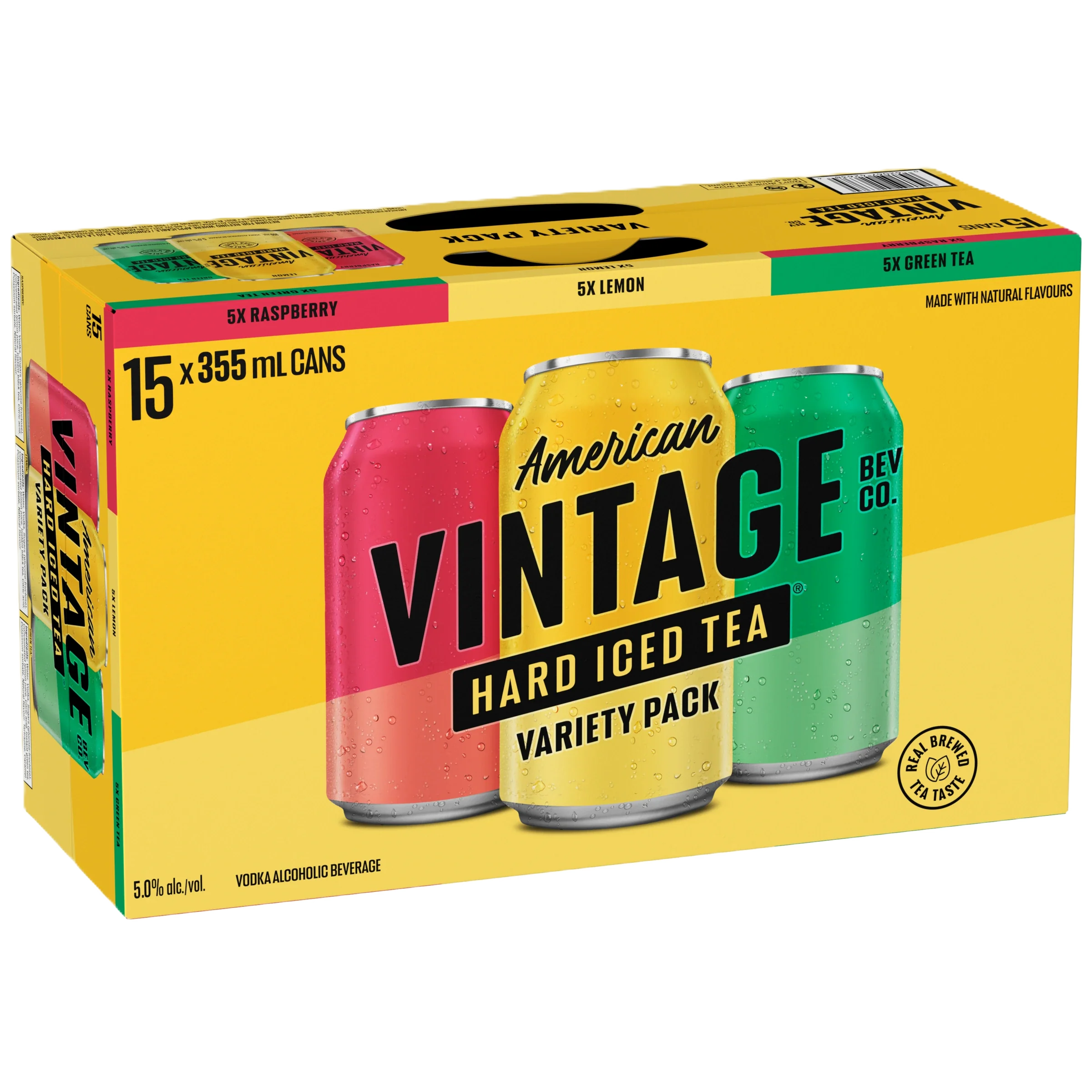AMERICAN VINTAGE HARD ICED TEA MIXER 355ML 15PK CAN @ MacTaggart [1057571]