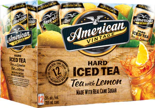 AMERICAN VINTAGE LEMON ICED TEA 355ML 6PK CAN @ MacTaggart [1002355]