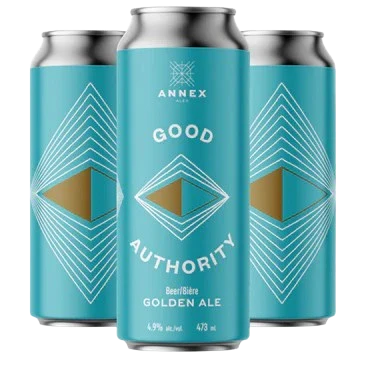ANNEX ALE GOOD AUTHORITY GOLDEN ALE 473ML 4PK CAN @ MacTaggart [1024139]