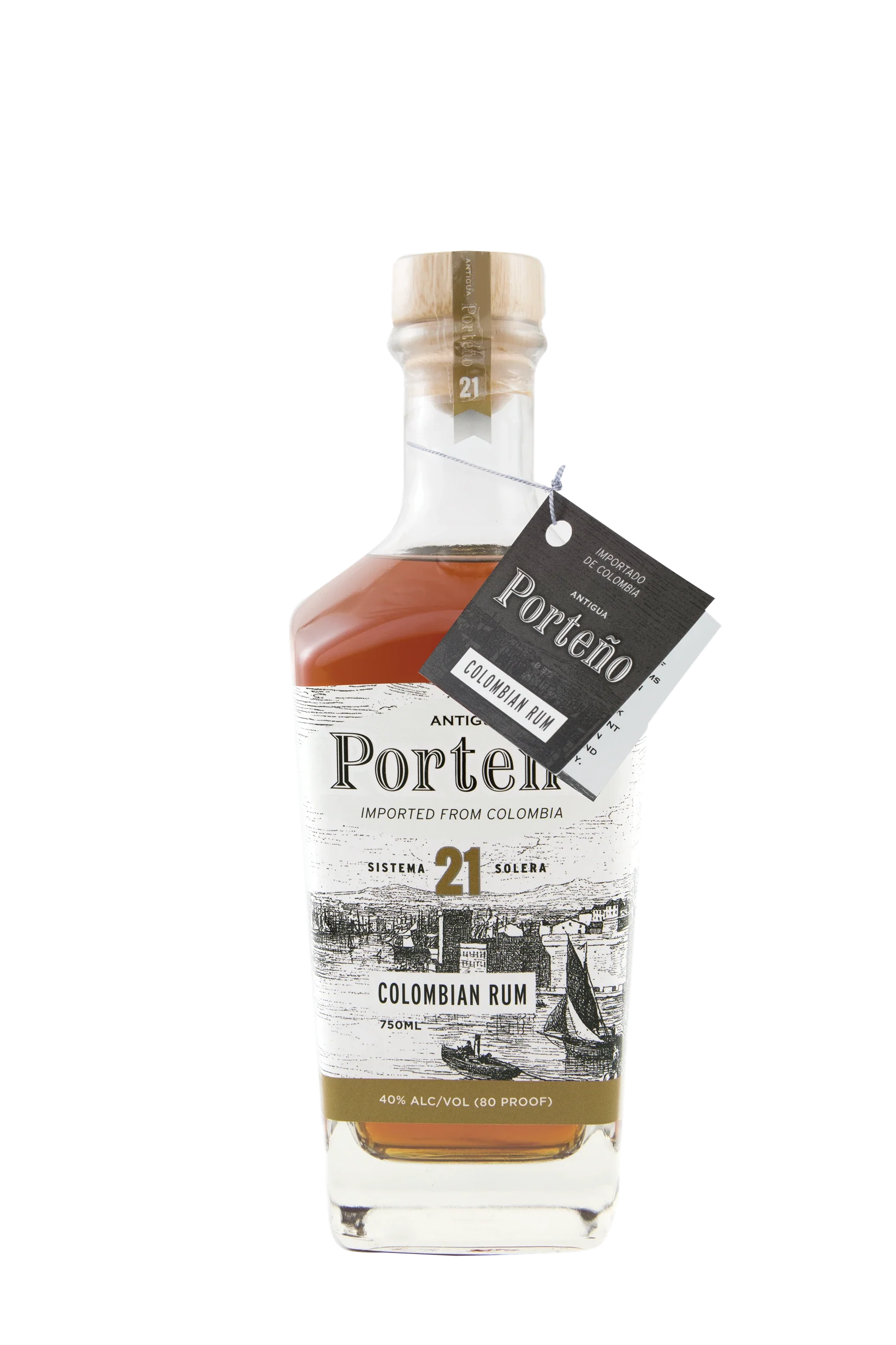 ANTIGUA PORTENO 21 COLOMBIAN RUM 750ML @ Deerfoot Meadows [1006025]