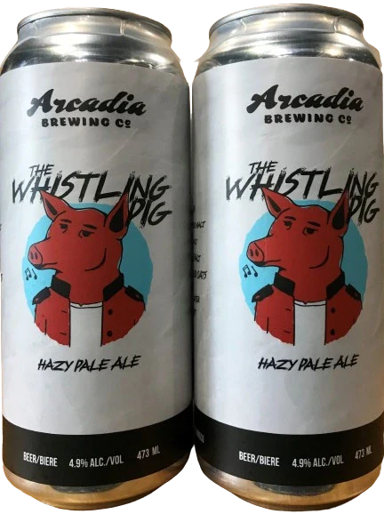 ARCADIA WHISTLING PIG HAZY PALE ALE 473ML 4PK CAN @ MacTaggart [1034429]