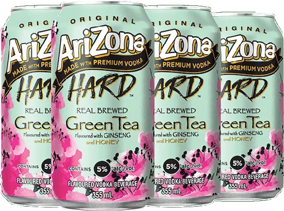 ARIZONA HARD GREEN TEA 355ML 6PK CAN @ Deerfoot Meadows [1023315]