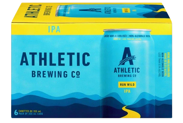ATHLETIC NON ALC RUN WILD IPA 355ML 6PK CAN @ Deerfoot Meadows [1051596]