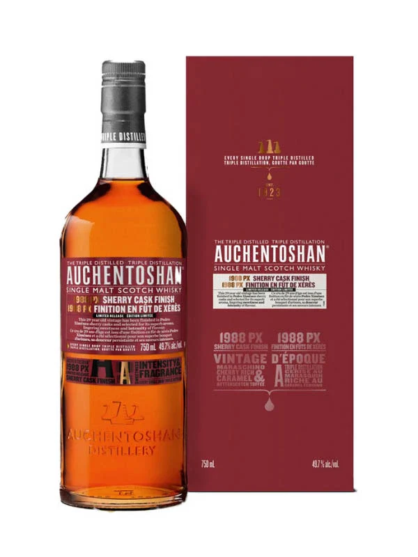AUCHENTOSHAN PX CASK 1988 SINGLE MALT SCOTCH 750ML @ Saskatoon [1009643]