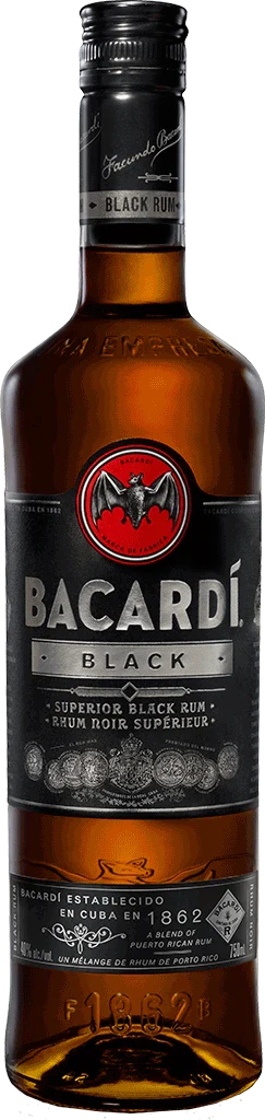 BACARDI BLACK RUM 750ML @ MacTaggart [1000052]