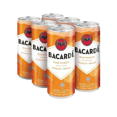 BACARDI RUM PUNCH 355ML 6PK CAN @ MacTaggart [1023306]