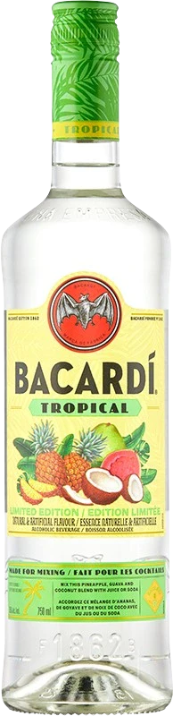 BACARDI TROPICAL RUM 750ML @ MacTaggart [1039127]