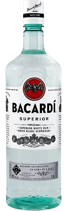 BACARDI WHITE RUM 1.14L PET @ Saskatoon [1019105]