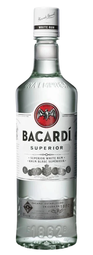 BACARDI WHITE RUM 750ML PET @ MacTaggart [1018364]