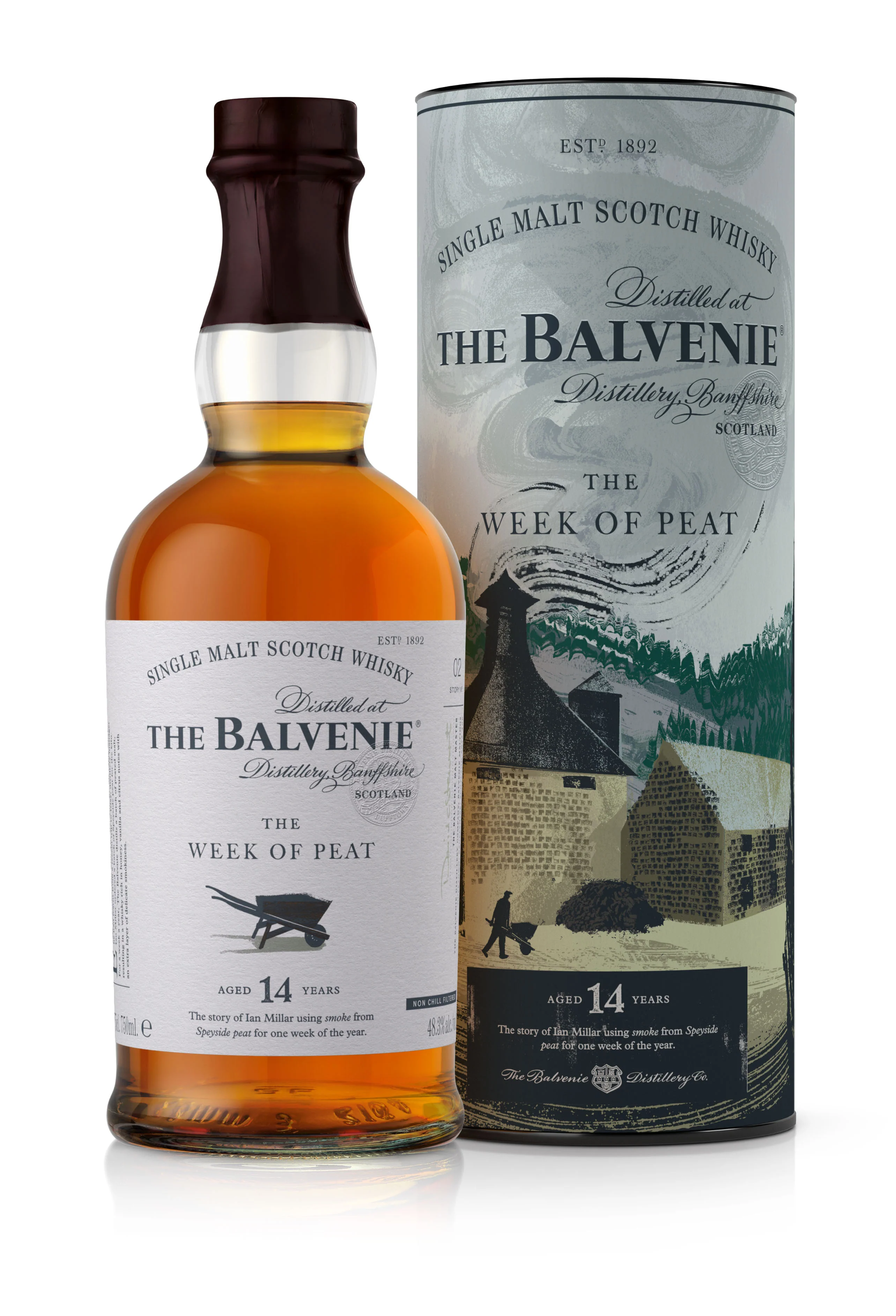 BALVENIE 14YR THE WEEK OF PEAT SCOTCH 700ML @ Deerfoot Meadows [1017982]