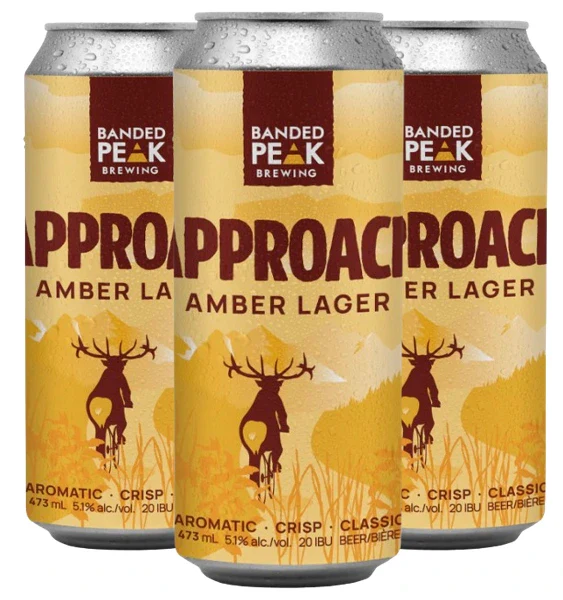 BANDED PEAK APPROACH AMBER LAGER 473ML 4PK CAN @ MacTaggart [1043169]