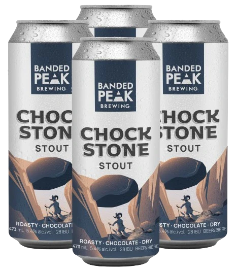 BANDED PEAK CHOCKSTONE STOUT 473ML 4PK CAN @ Deerfoot Meadows [1050743]