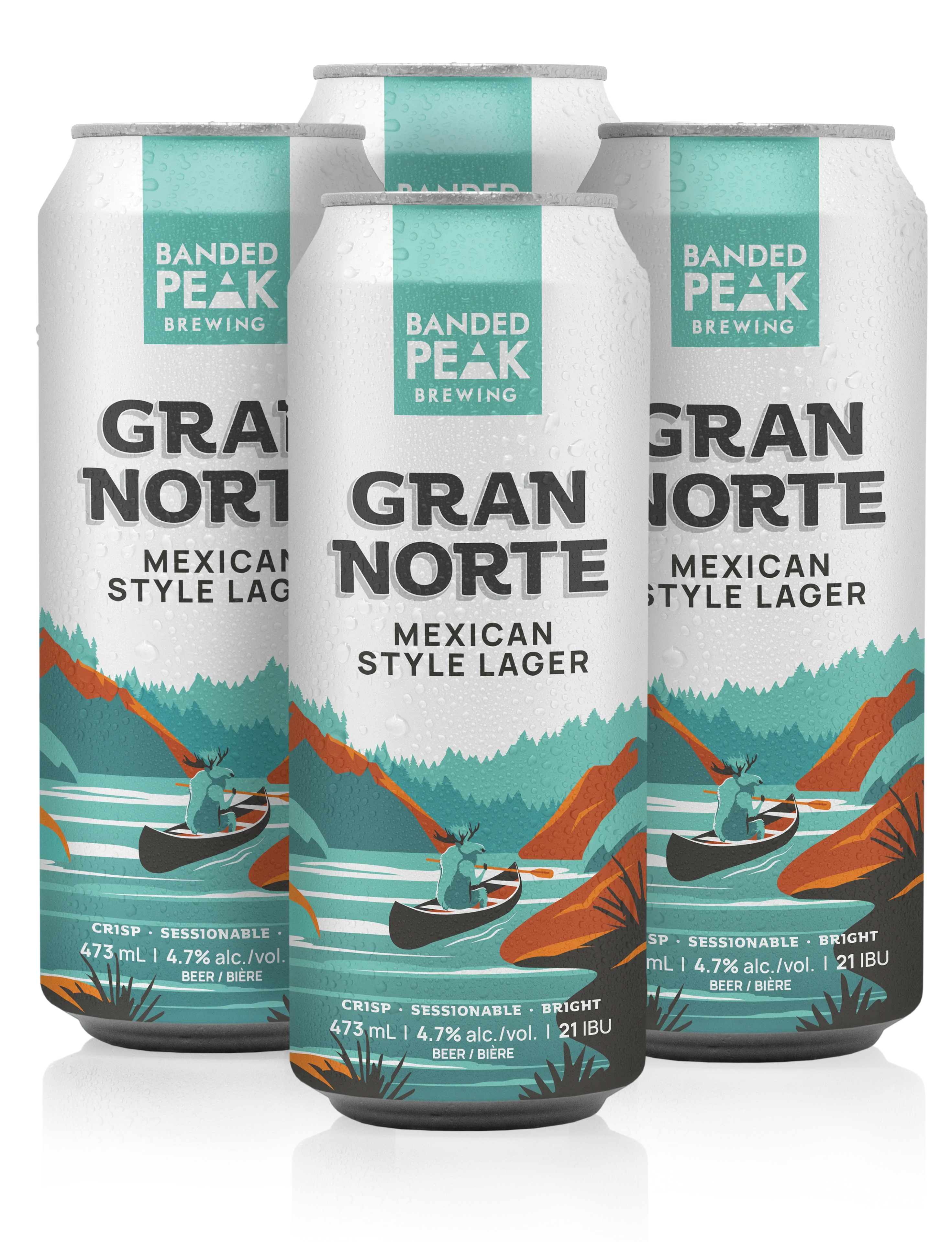 BANDED PEAK GRAN NORTE MEXICAN STYLE LAGER 473ML 4PK CAN @ MacTaggart [1056188]
