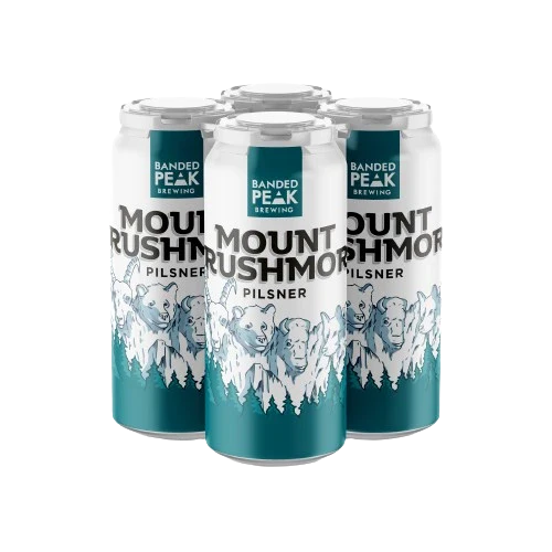 BANDED PEAK MOUNT CRUSHMORE PILSNER 473ML 4PK CAN @ MacTaggart [1009838]