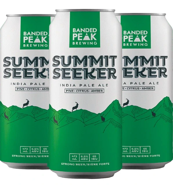 BANDED PEAK SUMMIT SEEKER IPA 473ML 4PK CAN @ Deerfoot Meadows [1004692]