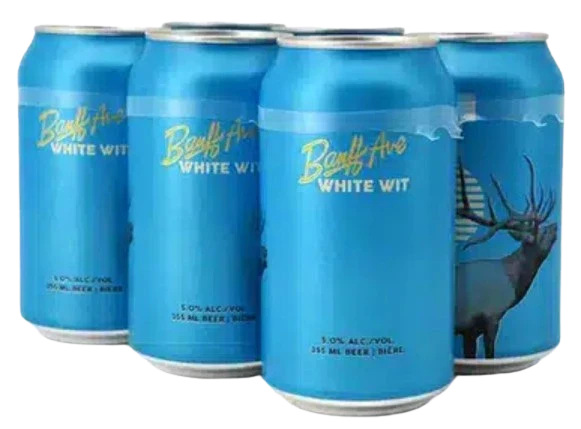 BANFF AVE WHITE WIT 355ML 6PK CAN @ Deerfoot Meadows [1012337]