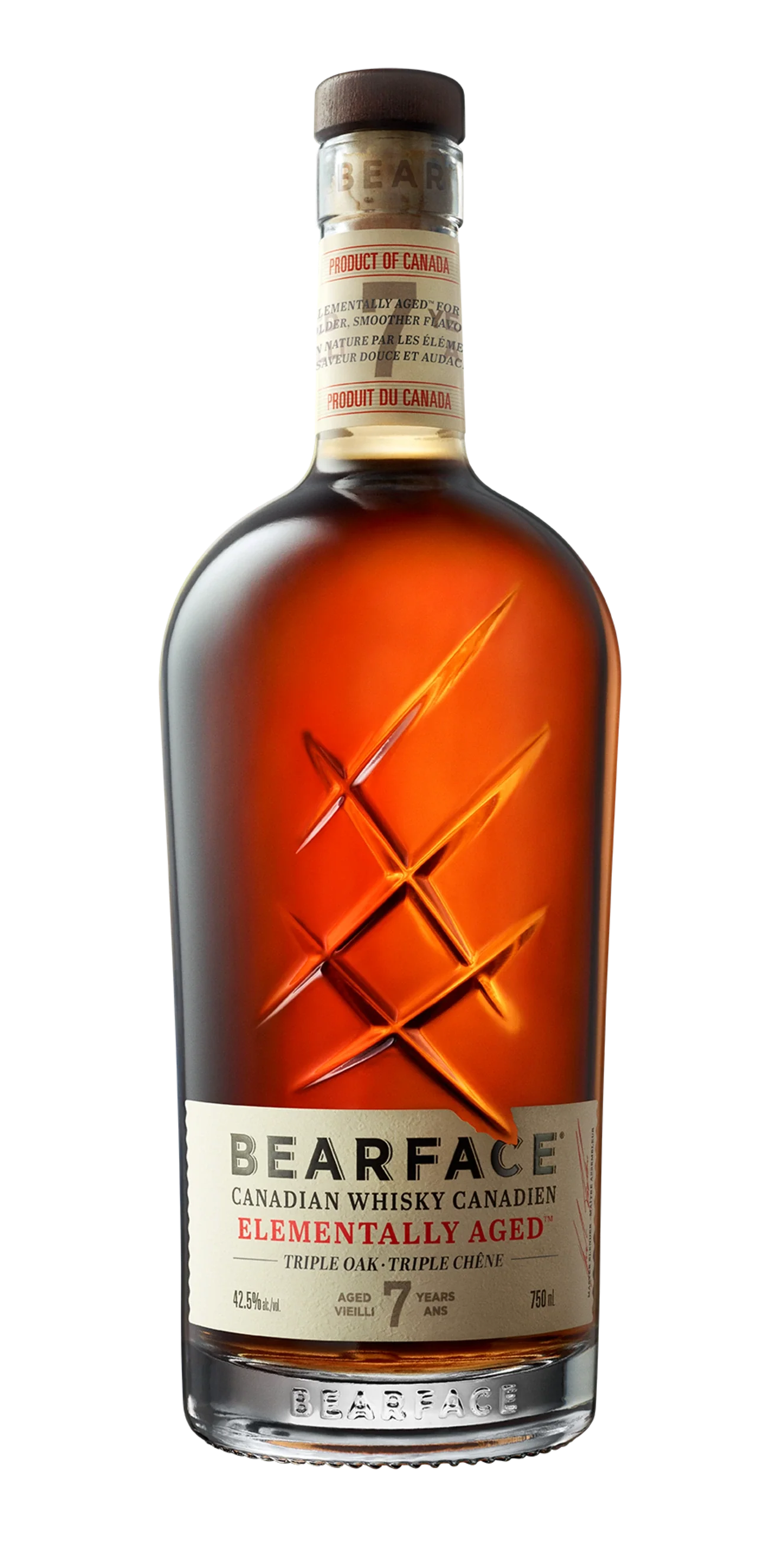BEARFACE 7YR TRIPLE OAK CANADIAN WHISKY 750ML @ MacTaggart [1005673]