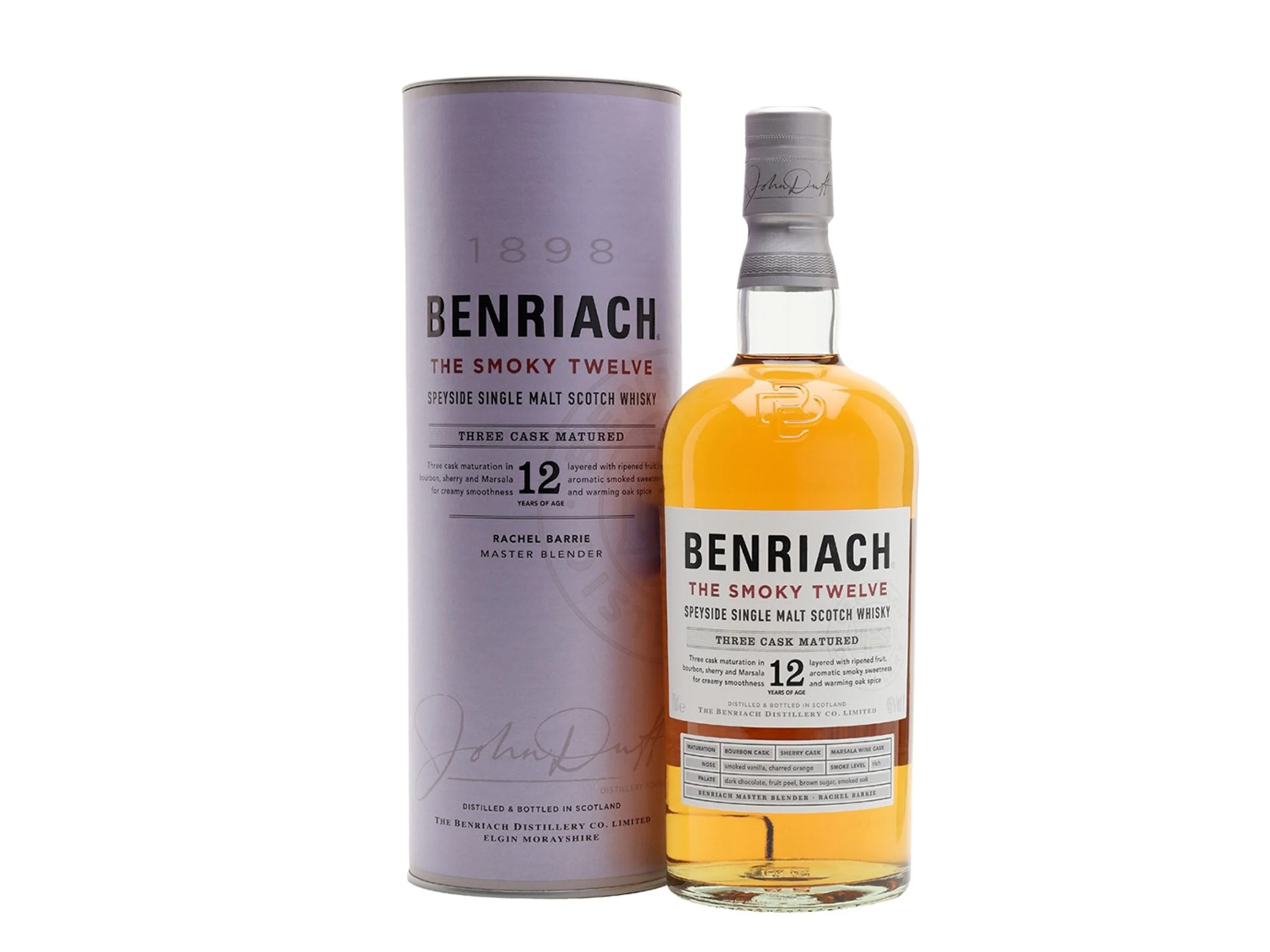 BENRIACH 12YR SMOKY SPEYSIDE SINGLE MALT SCOTCH WHISKY 750ML @ Deerfoot Meadows [1036368]