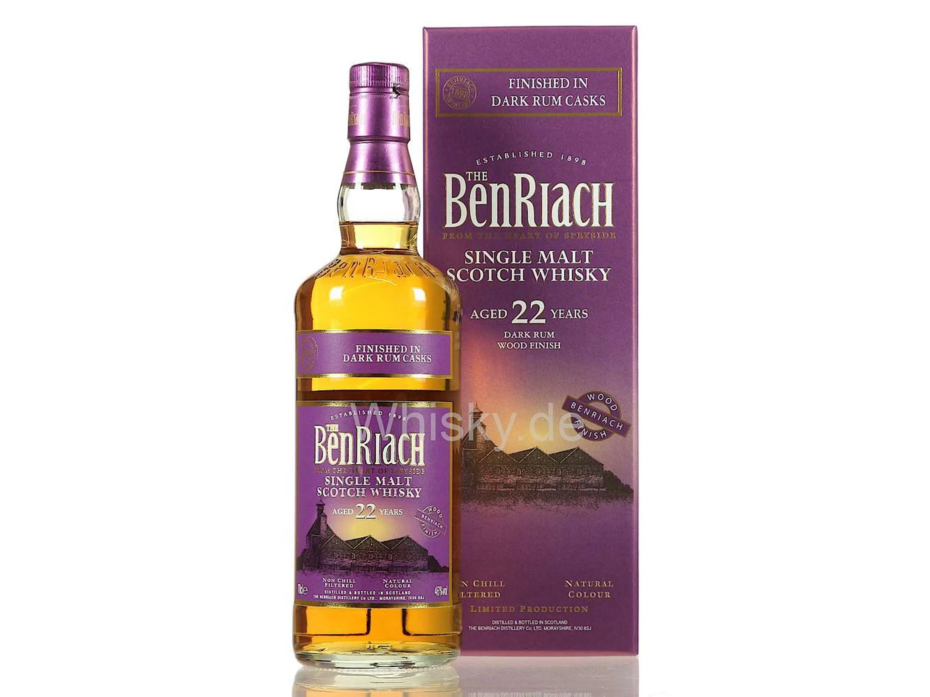 BENRIACH 22YR DARK RUM FINISH SCOTCH 700ML @ Deerfoot Meadows [1009311]