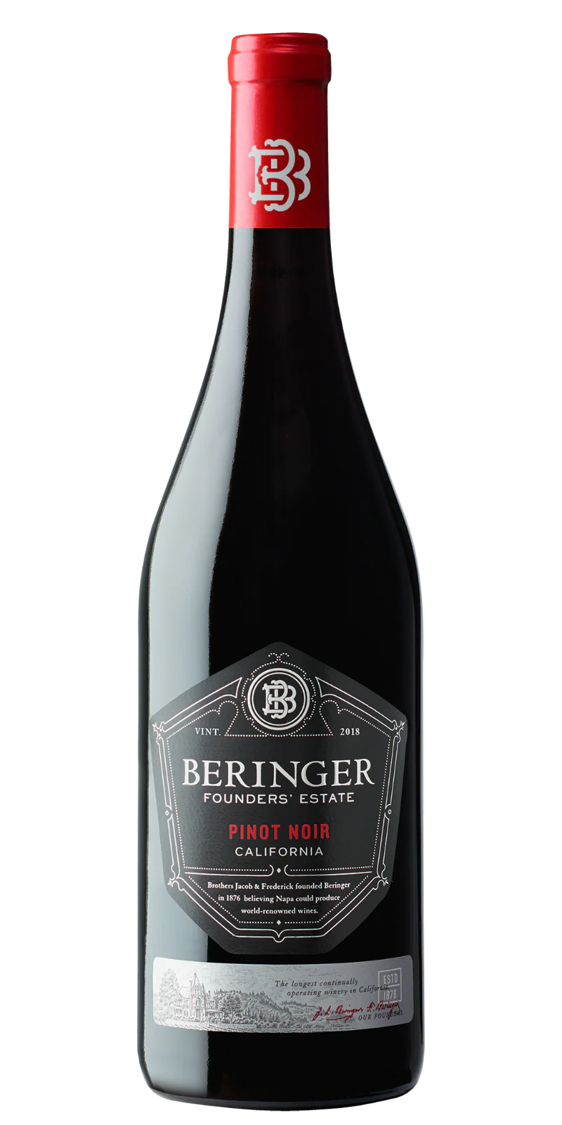 BERINGER FOUNDERS ESTATE PINOT NOIR 750ML @ Deerfoot Meadows [1019684]