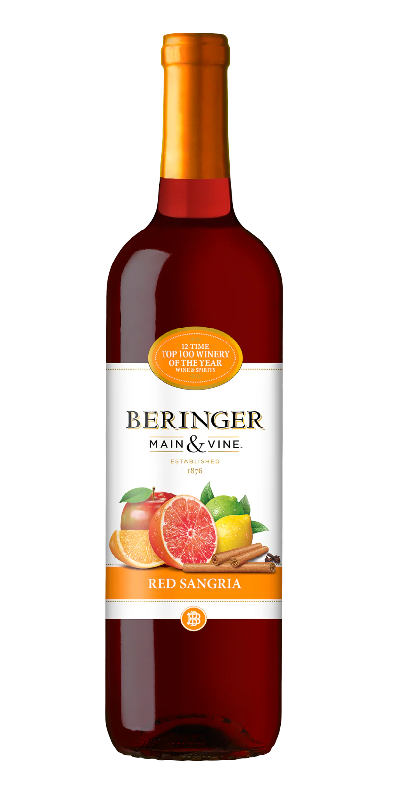 BERINGER MAIN & VINE RED SANGRIA 750ML @ MacTaggart [1004789]