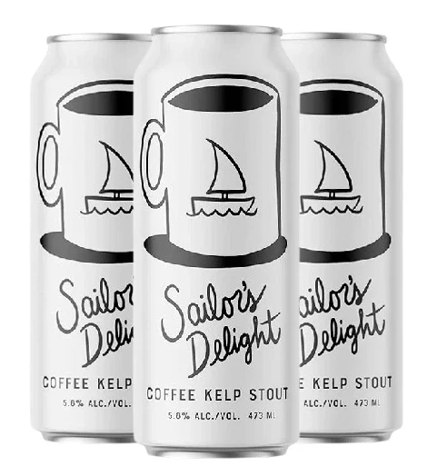 BEST OF KIN SAILORS DELIGHT COFFEE KELP STOUT 473ML 4PK CAN @ Deerfoot Meadows [1037530]