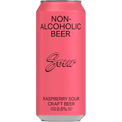 BIERE SANS ALCOOL NON ALC RASPBERRY SOUR 473ML CAN @ Saskatoon [1034105]