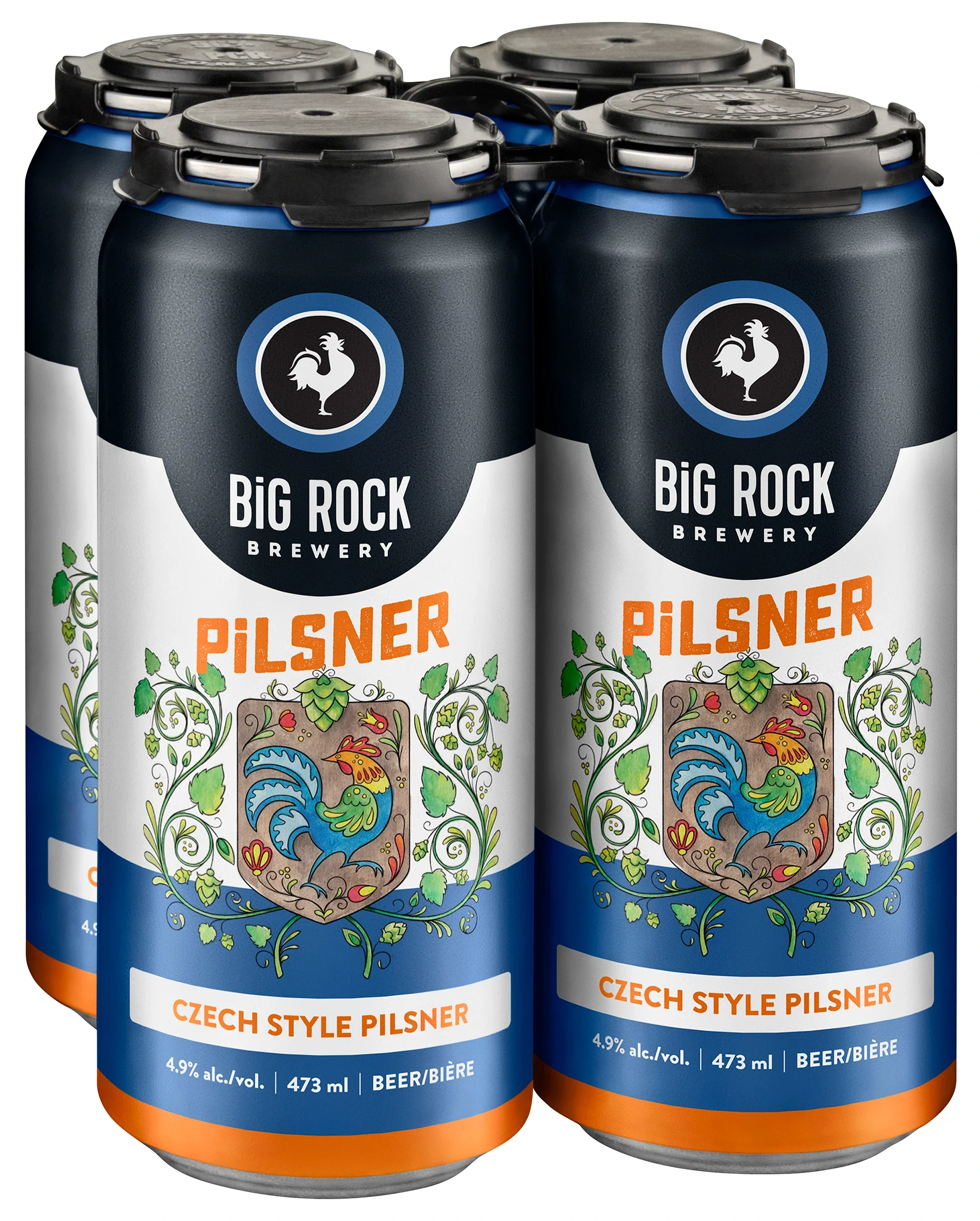 BIG ROCK CZECH STYLE PILSNER 473ML 4PK CAN @ MacTaggart [1028898]