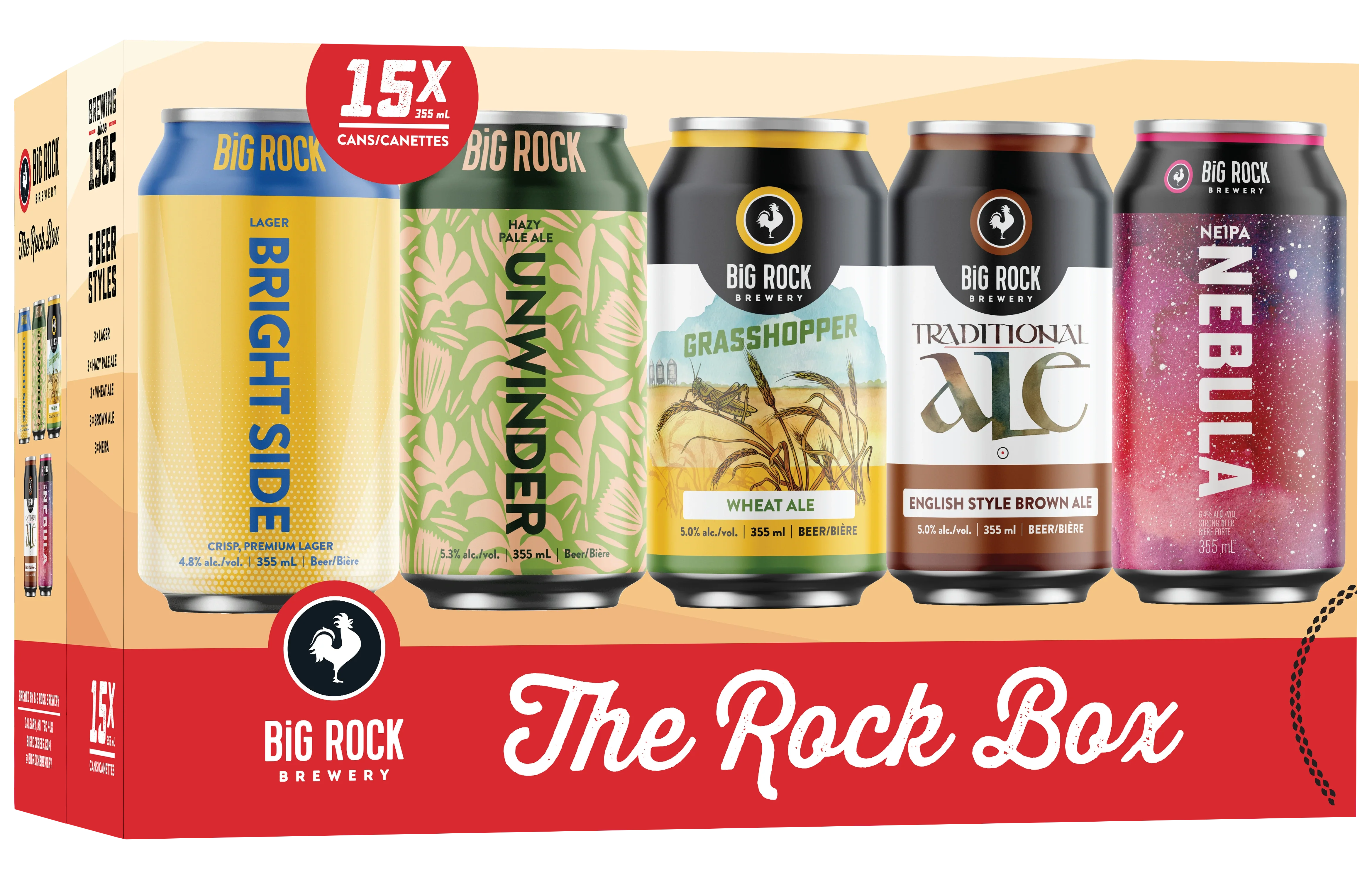 BIG ROCK ROCK BOX MIXER 355ML 15PK CAN @ MacTaggart [1032081]